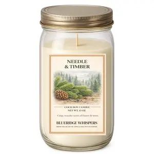 Timber & Needle – Fraser Fir | Hand-Poured Mountain Forest Candle