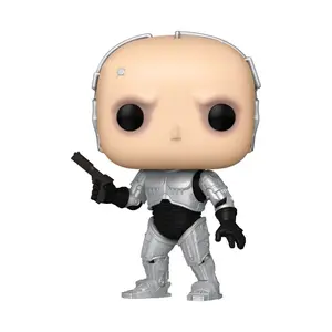 Funko RoboCop Vinyl Figure #1635 - Character with Headphone, Black Eyes, and Weapon, Original Design Artificial Metal Collectible