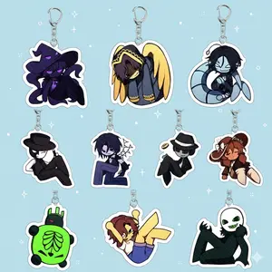 Roblox Game Keychains, Forsaken Keychains, Azure TwoTime Taph Chance... Kawaii Keychains, Funny Keychain, Cute Accessory, Fun Charm For Backpack Or Purse | High Quality and Customer Favorite Items
