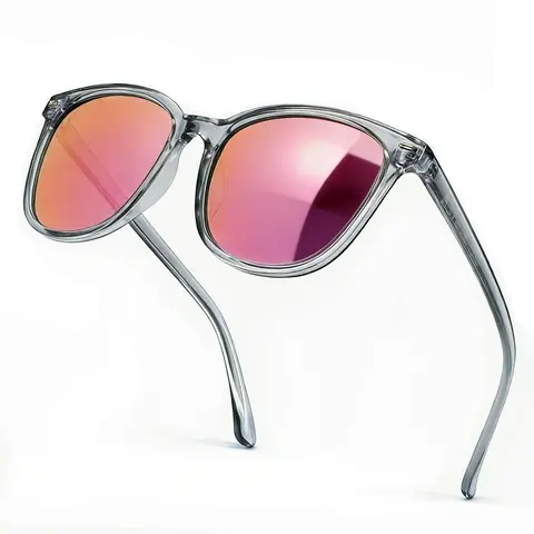 【TRENDY VIBES】MYIAUR Women's Polarized TAC Sunglasses - Full Rim Metal Plated Frame, UV400 Eye Shield, Glarecut Lenses, Polarized Driving Use, 2026 Trendy Style, Casual Daily Elegance, Cool Unique Gifts for Women, Stylish Eyewear Accessories