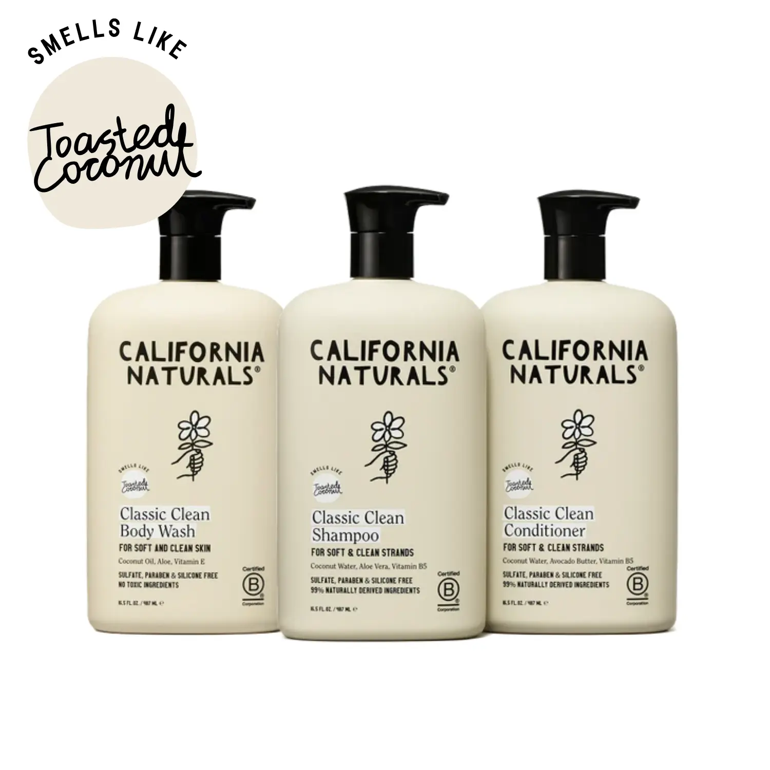 Classic Clean Collection - Shampoo, Conditioner, Body Wash