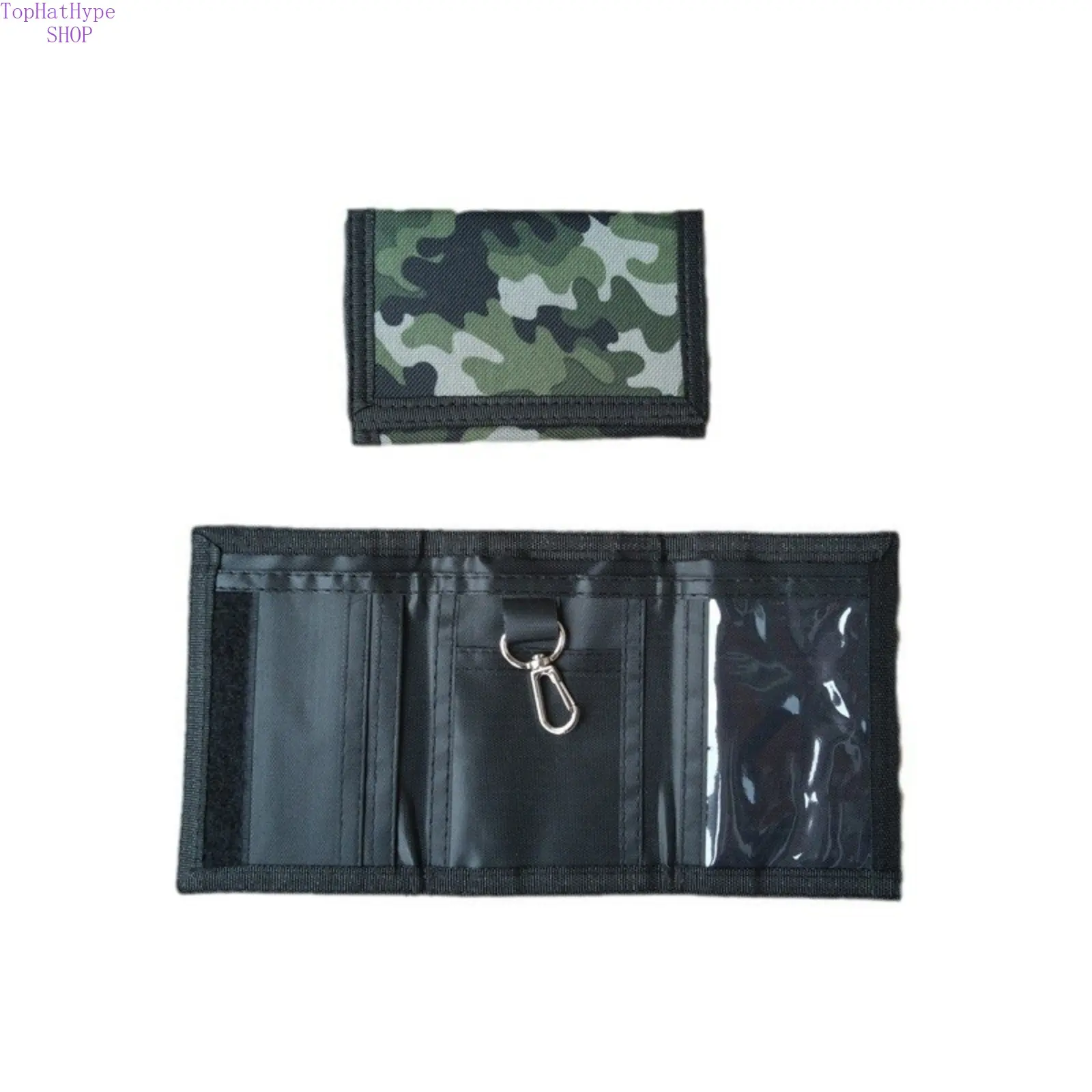 Men's Camouflage Oxford Cloth Zipper Wallet - Portable Folding Coin Purse, Lightweight Durable Tactical Card & Cash Organizer, Ideal for Daily Commute, Outdoor Activities