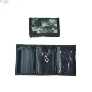 Men's Camouflage Zipper Wallet - Oxford Cloth Portable Folding Coin Purse, Lightweight Durable Tactical Card & Cash Storage Bag, Ideal for Daily Commute, Travel, Outdoor Activities, Men's Wallet