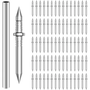 Double Headed Nails for Baseboards, Invisible Nails with Sleeve Tools, Double-Headed Skirting Nails for Seamless Solid Wood Baseboard Installation