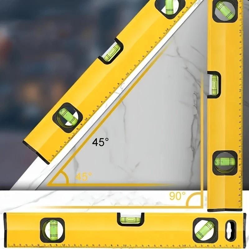 Level Measuring Tool – for Checking Horizontal and Vertical Alignment on Walls, Floors and Objects