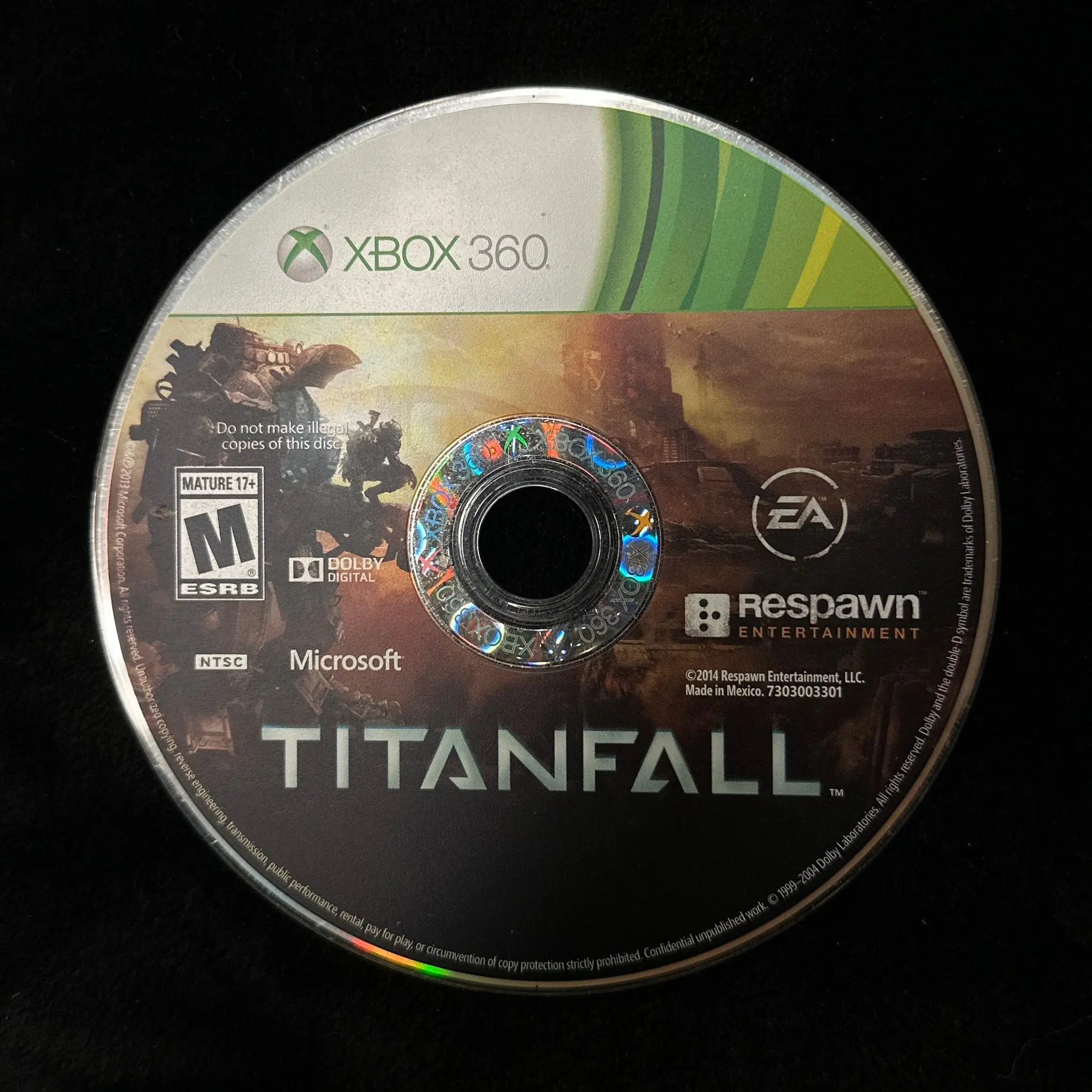 Titanfall for Xbox360 (loose disc)