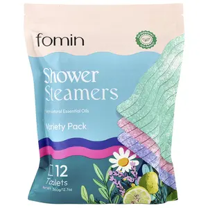 fomin Shower Steamers, Variety Pack, 12 Tablets