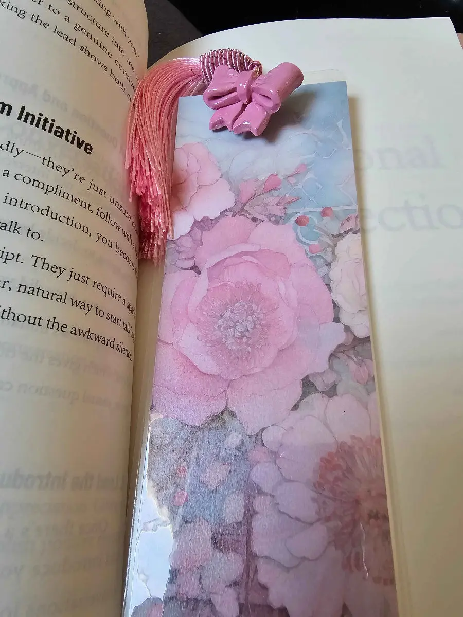 Resin Bookmarks Bundle Sets - 5-Pack Durable Office Stationery with Literary Theme Artistic Prints, Elegant, Book-Safe, Easy-Care, Gift-Ready Pack for Reading Events & All Types of Readers