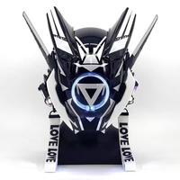 Mecha White Round Light Double Wing Wind