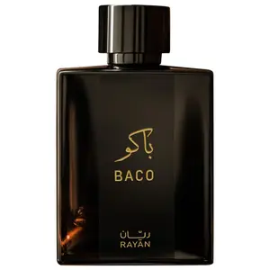 RAYAN Baco & Leather Perfume for Men – Arabian Eau De Parfum, 100mL (3.34 Fl oz) Perfumes Arabes Para Hombres, Bold Men’s Perfume with Vetiver, Patchouli, Saffron & Spices – Ideal Gift for Him