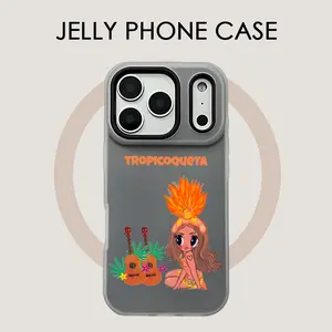 PIKPAKA Karol G M-Manana S-Sera Bonito Singer Trend Fashion Cool Luxury Music Logo Phone Case For IPhone 17 16 15 14 13 12 11 Pro Max Plus Mini Luxury Jelly Material Case Fashion Durable Crystal Clear Stylish Shockproof Scratch-Resistant Perfect Fit