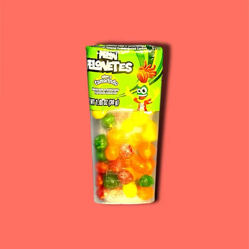 Pelón Pelonetes Tamarindo Chewy Mexican Candy Bites 1.05 OZ - Tamarindo Flavor, Made in Mexico, Perfect for Sharing - Snack, Sweet tasty  candy candy Tangy mexican  candy