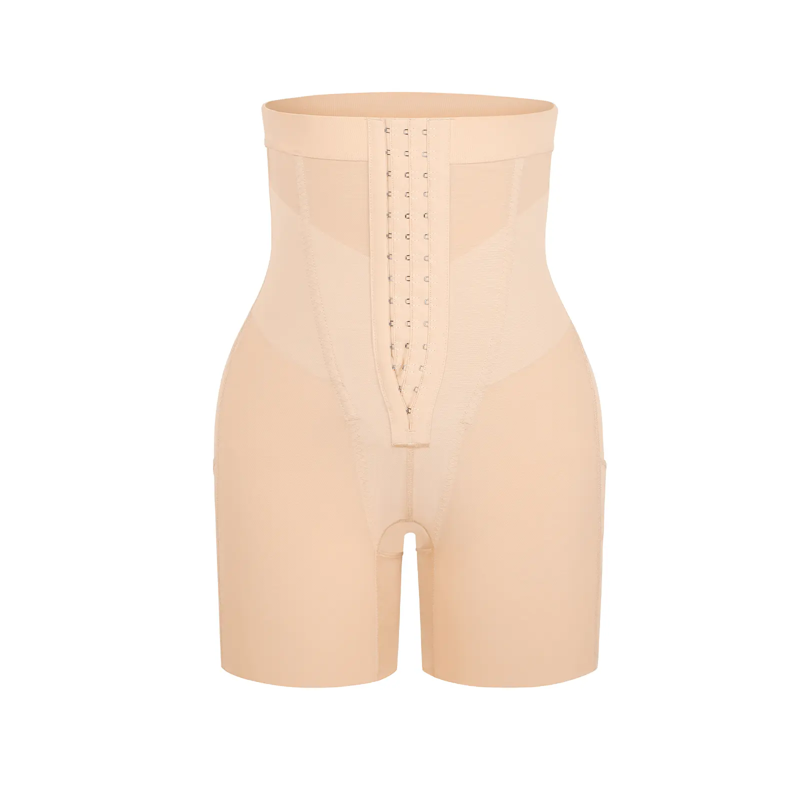 High waist shorts skin color