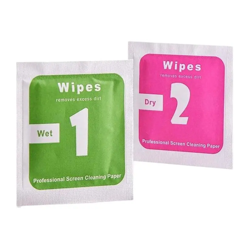 [NOT FOR SALE] Gift Only - Fingerprint Removal Phones Screen Wipes (Dry & Wet Cleaning)