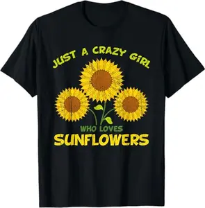 Yellow Sunflower Lover Girls Women Vintage Blossom Sunflower T-Shirt, Green Thumb Flag of Thumbs Shirt, Funny Gardening Tee, Gothic Plant Lover Shirt