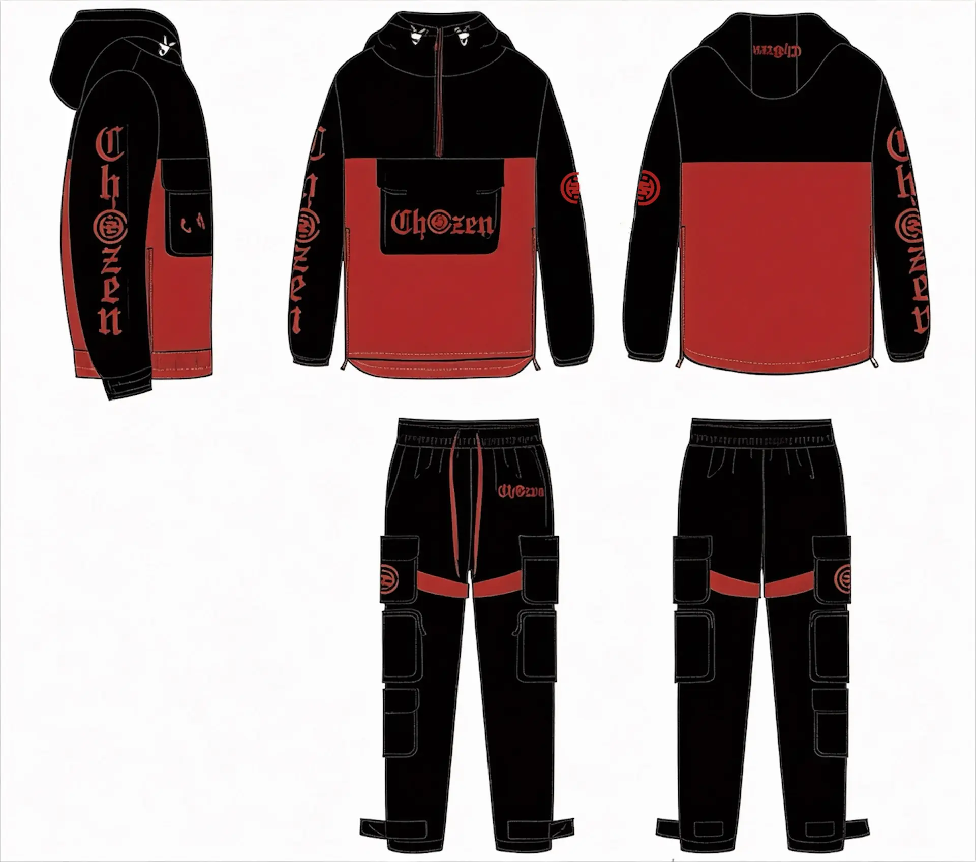 ChoZen Windbreaker Sets Collection