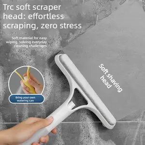 Multifunctional household all-in-one silicone spray squeegee for glass—window brush, window wiper, car window cleaner, bathroom squeegee