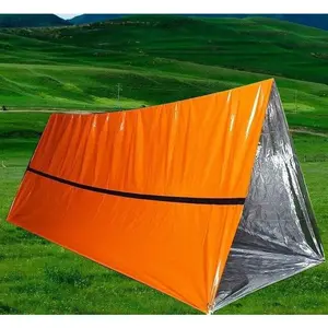 Emergency tent, outdoor life-saving blanket, survival blanket, first aid blanket, thermal insulation blanket, simple tent, sun protection, space blanket
