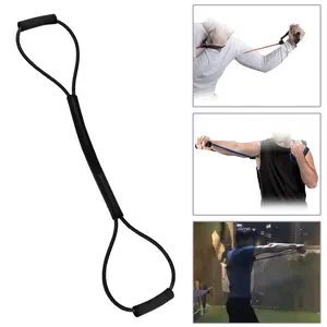 Yoga Tension Rope 35LB Black Fitness Gear