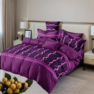 Three-Piece Duvet Cover Set, Decorative Duvet Cover, Fully Enclosed Non-Slip Dustproof Mattress Cover, Ideal for Dorms Bedrooms Hotels, All Seasons Use