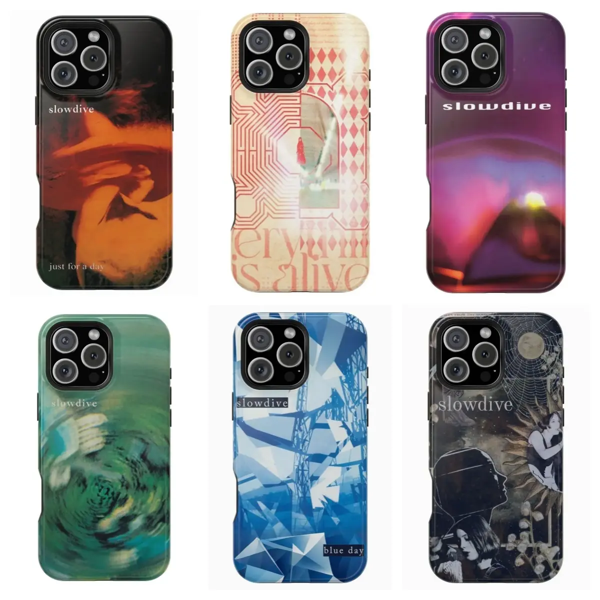 Custom Slowdive Album Cover Wireless Casing - Shoegaze,Dream Pop,Psychedelic Design - Resistance Protection Phone Case for iPhone 11-17,and for Samsung S21-S25 - Ideal Gift for Slowdive Fans