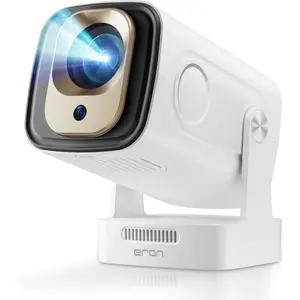 Upgraded HY260 PRO MINI Portable Projector,  1080P Support for 4K Resolution with  5.4 WIFI6 300 ANSI Android 11,180? Rotatable, Auto Keystone Correction,35"-130" Screen Video Projector