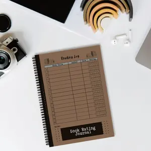 Reading Log Planner Notebook | Waterproof Hardcover Journal for Tracking Books, Recording Reviews & Organizing Your Personal Library