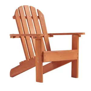 ARCH Wooden Kid's Adirondack Chair for Indoor and Outdoor, Natural Cedar Patio Lounge Chiar for Kids