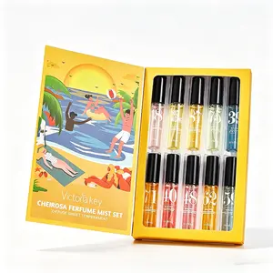 Elegant Brazilian Women's Mini Perfume Set 10 Pack 5ML Each, Warm Christmas Food Scent Fragrance Gift Set, Travel Size Perfumes for Women, Great for Dates Parties Weddings Daily Use