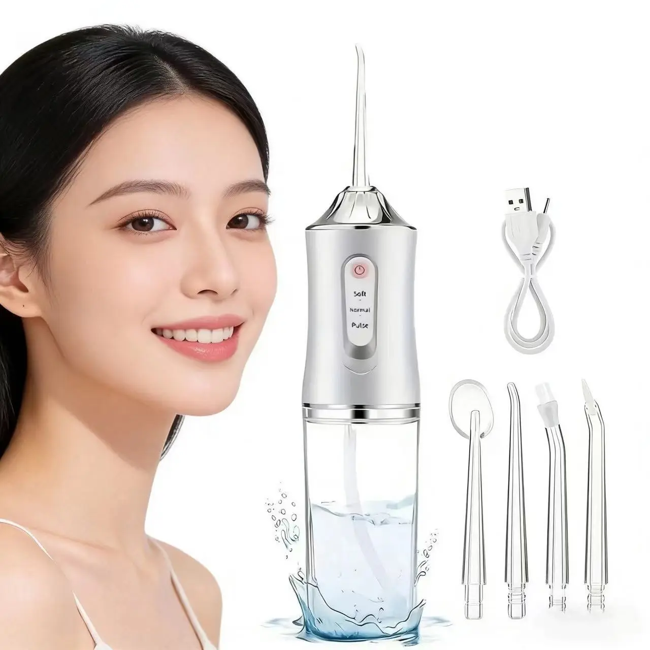 Smart Electric Toothbrush with Precision Pressure Control, 360° Rotating Head, Deep Cleaning for Teeth and Gums, Model A10, New Condition, Daily, Cordless Teeth Cleaner