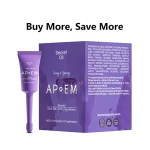 APoEM Secret Firming & Restoration Oil | Intimate Care Antibacterial Intimate Care Gel Moisturizer Vag Tightener | Tighten Kitty Products Firming Hydrating Bioidentical pH Balancing Vag Cream with Disposable Applicators - 7Days*5ml ( 35ml )