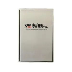 Your Platform Is Not Your Purpose - A Thought-Provoking Book on Career and Self-Help