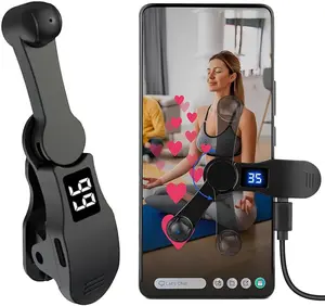 Upgraded Auto Clicker for Smartphone with Built-in Battery – Wireless Power-Free Operation, Quick Click Simulator for Live Streaming Likes, Mobile Games, and Shopping