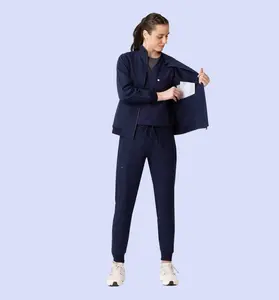 Women's Scrub Jacket Navy