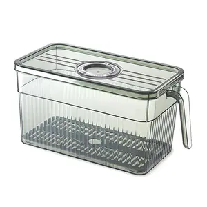 Large Fridge Container for Fruit Vegetable Stackable Refrigerator Storage Box