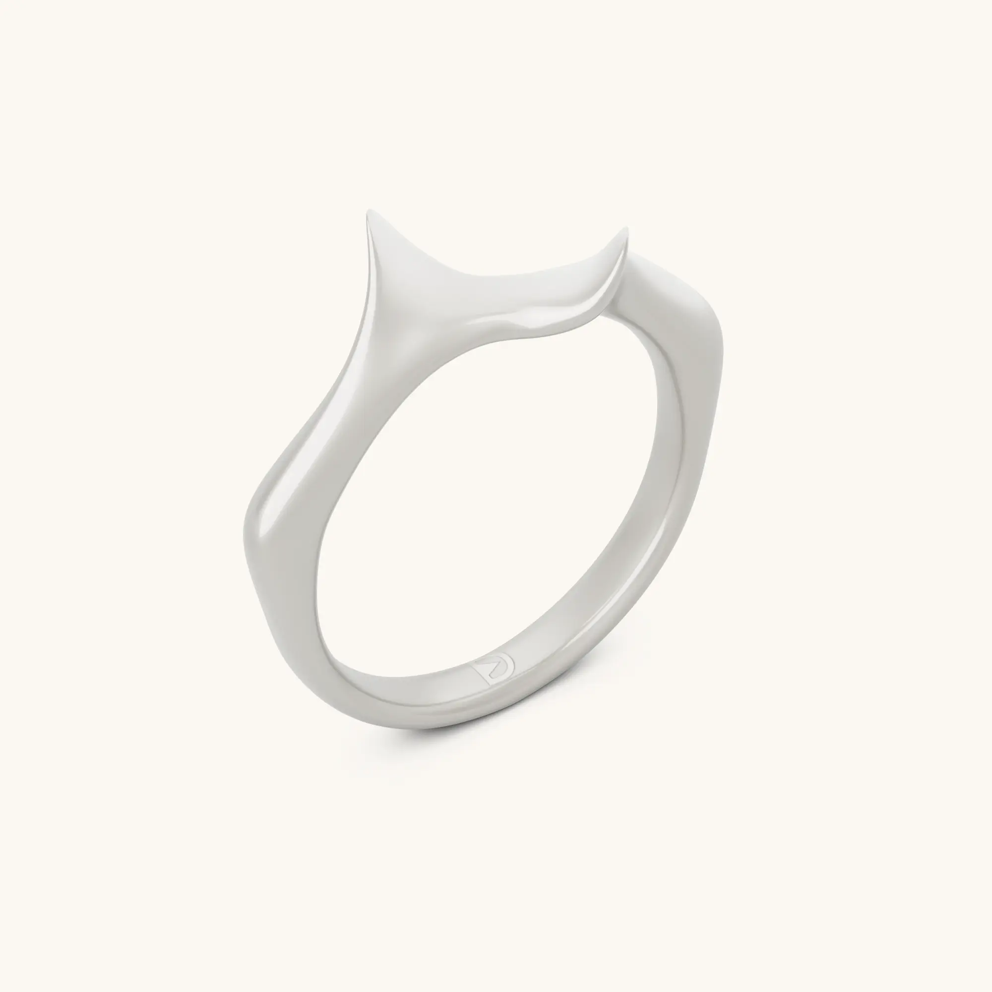 Wave Minimalist Stacker Ring