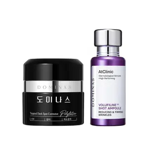 DOMINAS Brightening & Firming Duo - Volufiline Wrinkle Shot Serum & Advanced Dark Spot Correcting Cream for Smoother Firmer Radiant Skin - Hydrating