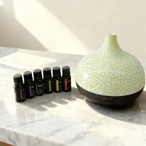 Aromatherapy Machine, Essential Oil Diffuser & Air Humidifier - Ultrasonic Cool Mist with Remote Control, Auto Shut-Off, Ultra Quiet for Large Rooms and Bedrooms