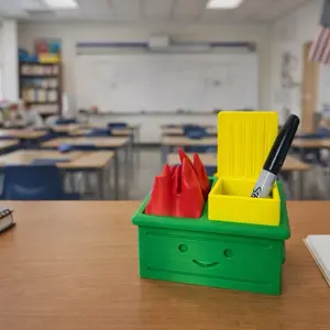 Office Dumpster Fire Pencil Holder – Sarcastic Desk Decor Perfect Gift for Office Co Worker or Teacher