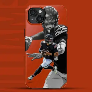 Williams Inspired MagSafe Tough Phone Case, Chicago Shockproof Durable Decorative Cover, Caleb Football Dual Layer Double Protection For iPhone Series (11 to 16 ProMax), Football Fan Gift