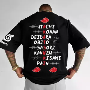 High Quality, Akatsuki Teamate, Itachi, Konan, Deidara, Obito, Sasori, Kakuzu, Kisane, Pain Anime 2Side Graphic Unisex Casual Clothing