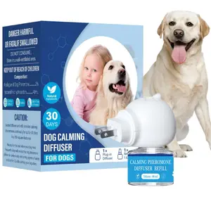 1 pack Dog Calming Diffuser-30-Days- Helps with Stress,2026 New Destructive Behavior, Pee Accidents, Separation Anxiety, Barking, Aggression & Chewing - 30-Day Refill Included - Packaging May Vary