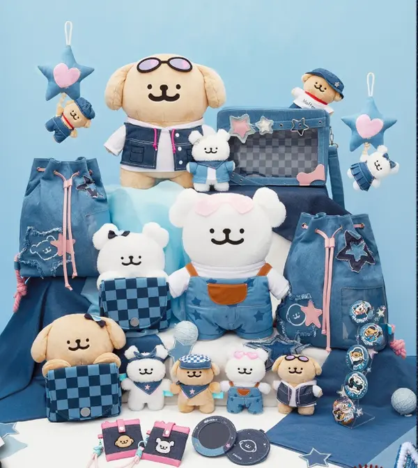 Line Dog Maltese Cowboy Series Plush Toys