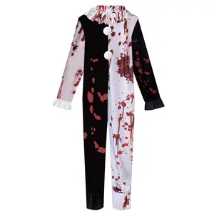 Cosplay costume similar to the one worn by the protagonist 'At' in an American movie, the terrifying clown performance outfit