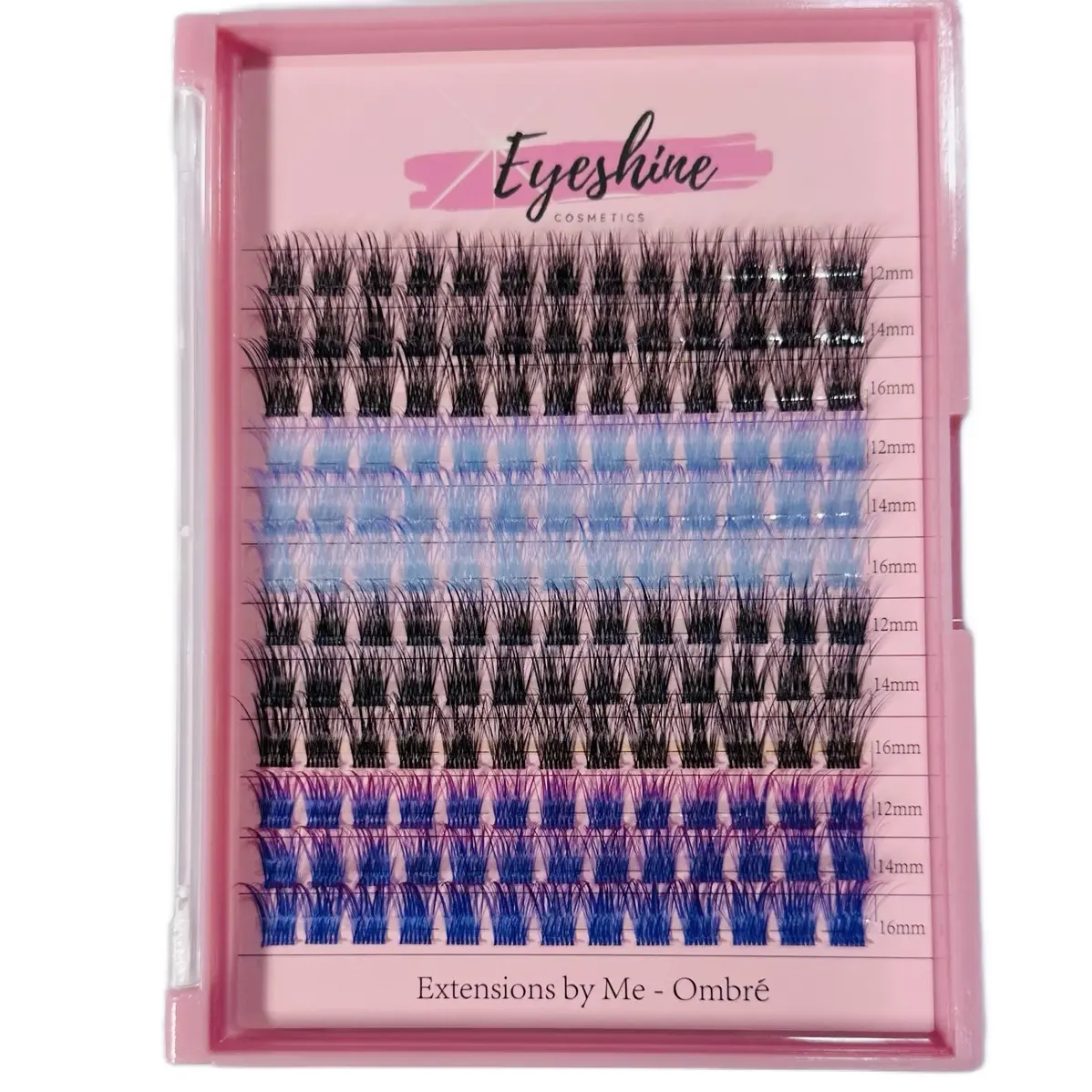 Eyeshine Ombré 12-16mm Lash clusters ONLY glue sold separately Eyeshine Ombré 12-16mm Lash clusters ONLY glue sold separately