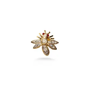Jeweled Bee Lapel Pin