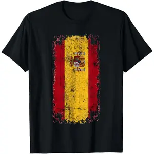 100% Cotton Spain Tshirt, Spanish Clothes, Spain Shirts for Women Spain T-Shirt