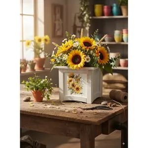 8" x 8" Plant Box Distressed