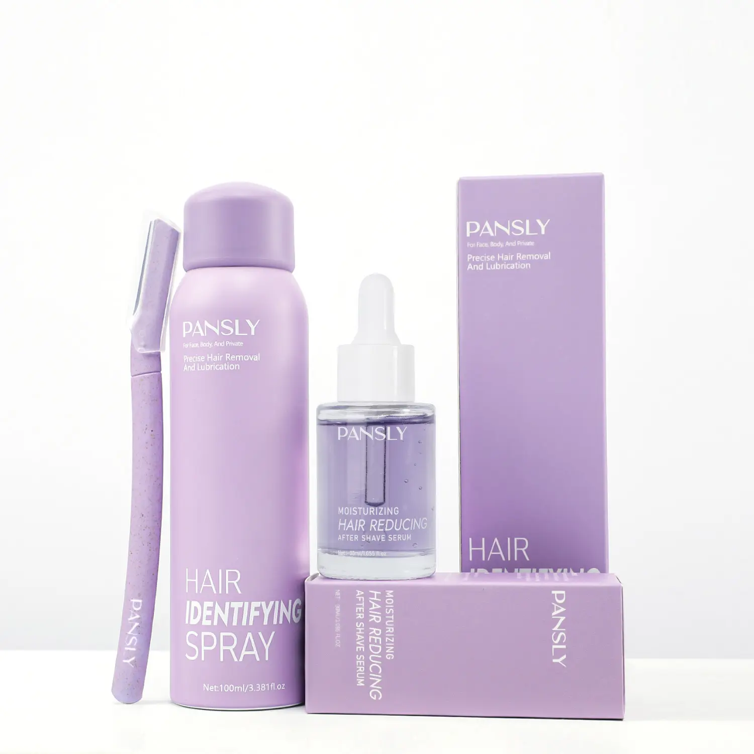 Hair Identification Spray + Hair ControlEssence Set - Easy Hair Removal & InhibitsRegrowth - Soothing Facial Care for Acne-Prone Skin - Dual-Use Formula forComprehensive Hair Removal & Skin Comfort,Moisturizer, Body Care