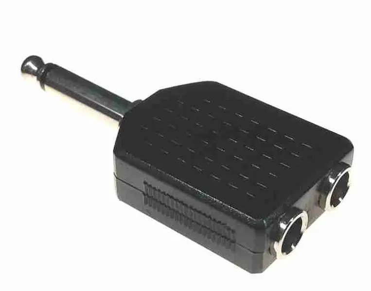 AMERICAN RECORDER 1/4 inch (male) to dual 1/4" (female)
